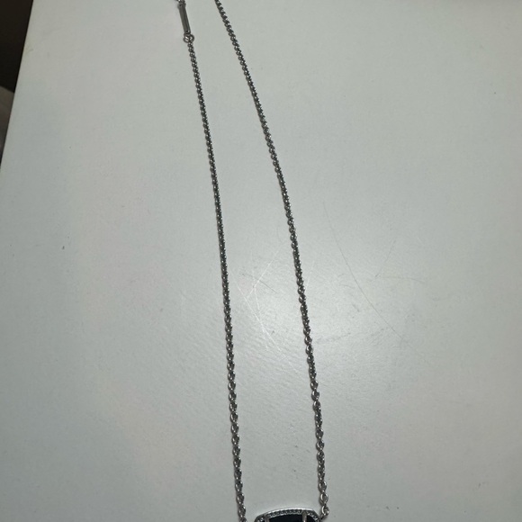 Kendra Scott Elisa Necklace in Rhodium Black - Picture 3 of 5